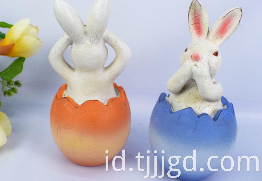 Solar Resin Lamp Rabbit Shaped